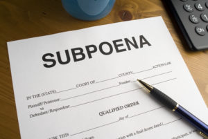 subpoena service